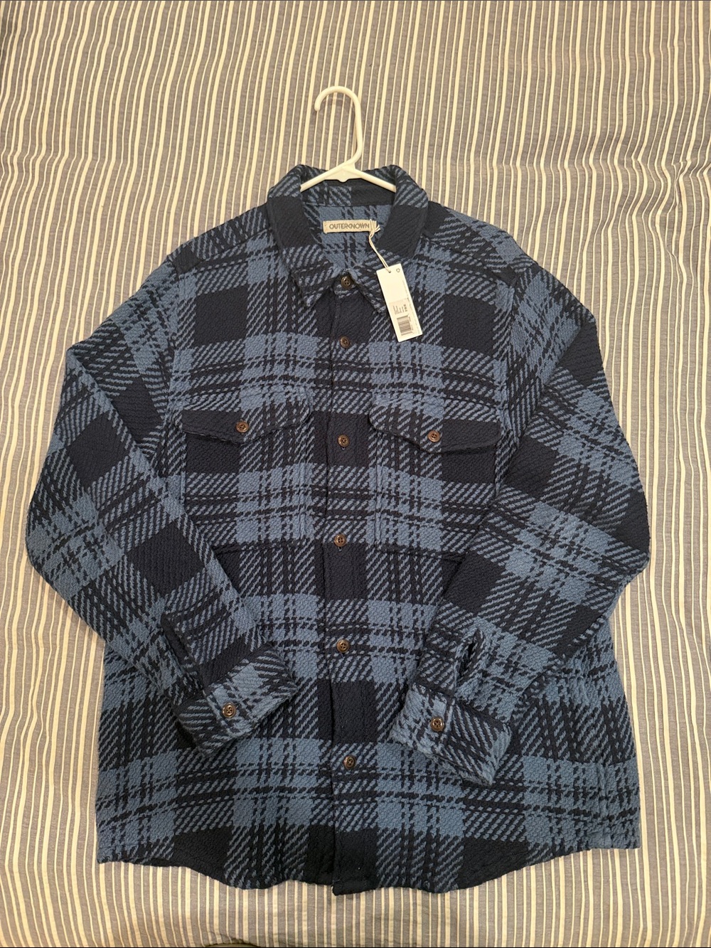 Outerknown Cloud Weave Shirt, Size L
